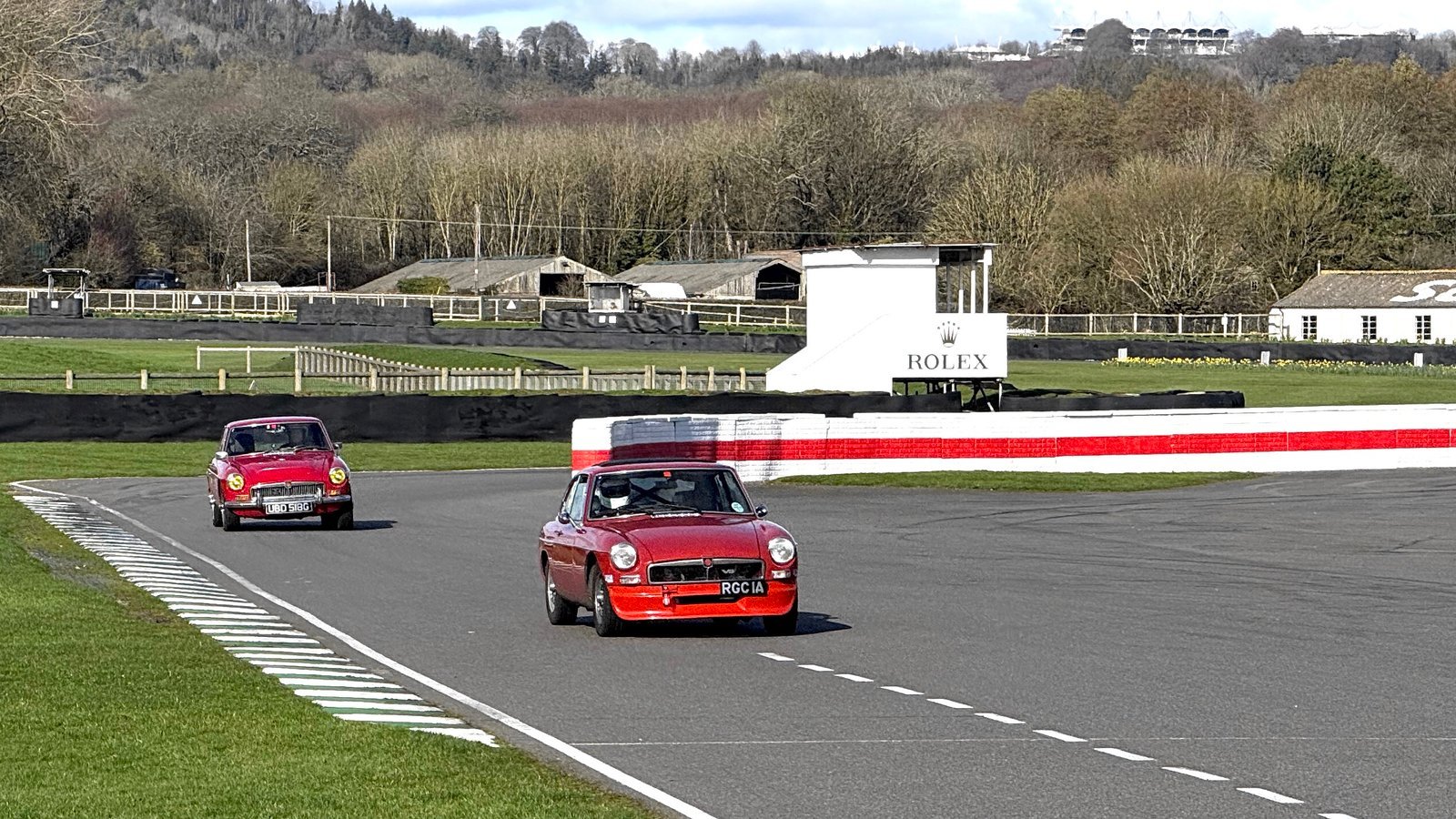 Circuitcam crew capturing in-car video at a UK circuit